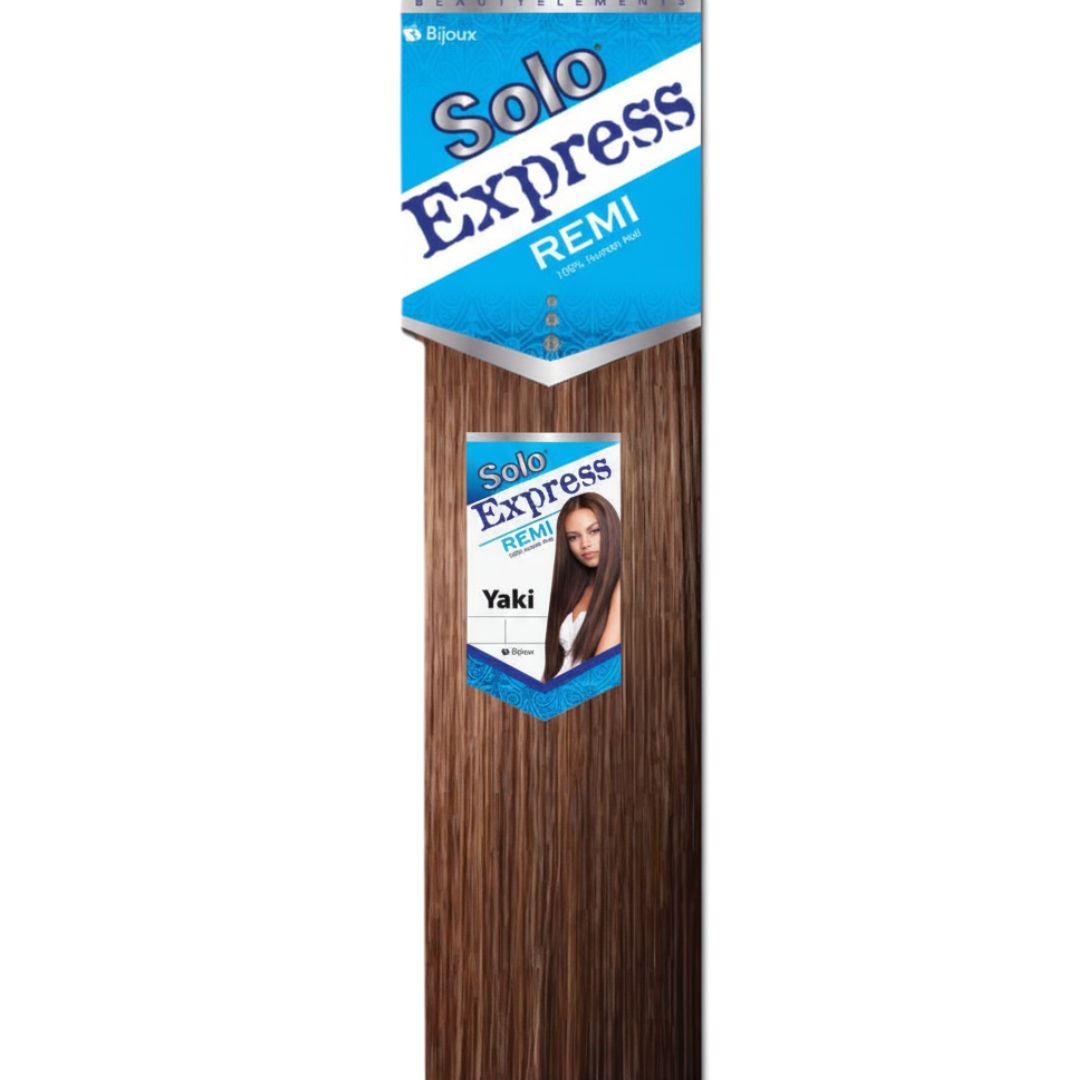 SOLO EXPRESS REMI HUMAN HAIR YAKI 14" #4