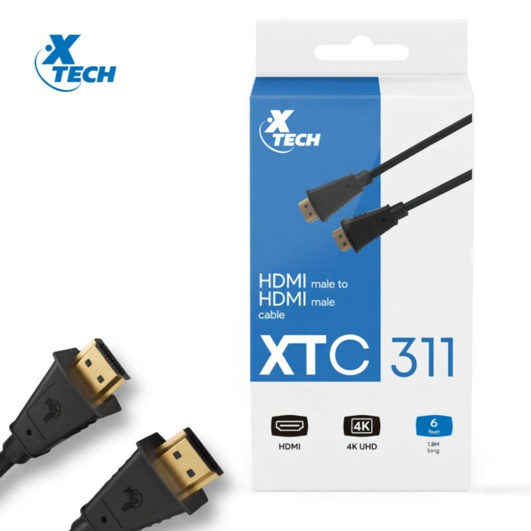XTC-311 Xtech Cbls HDMI M/M 6ft