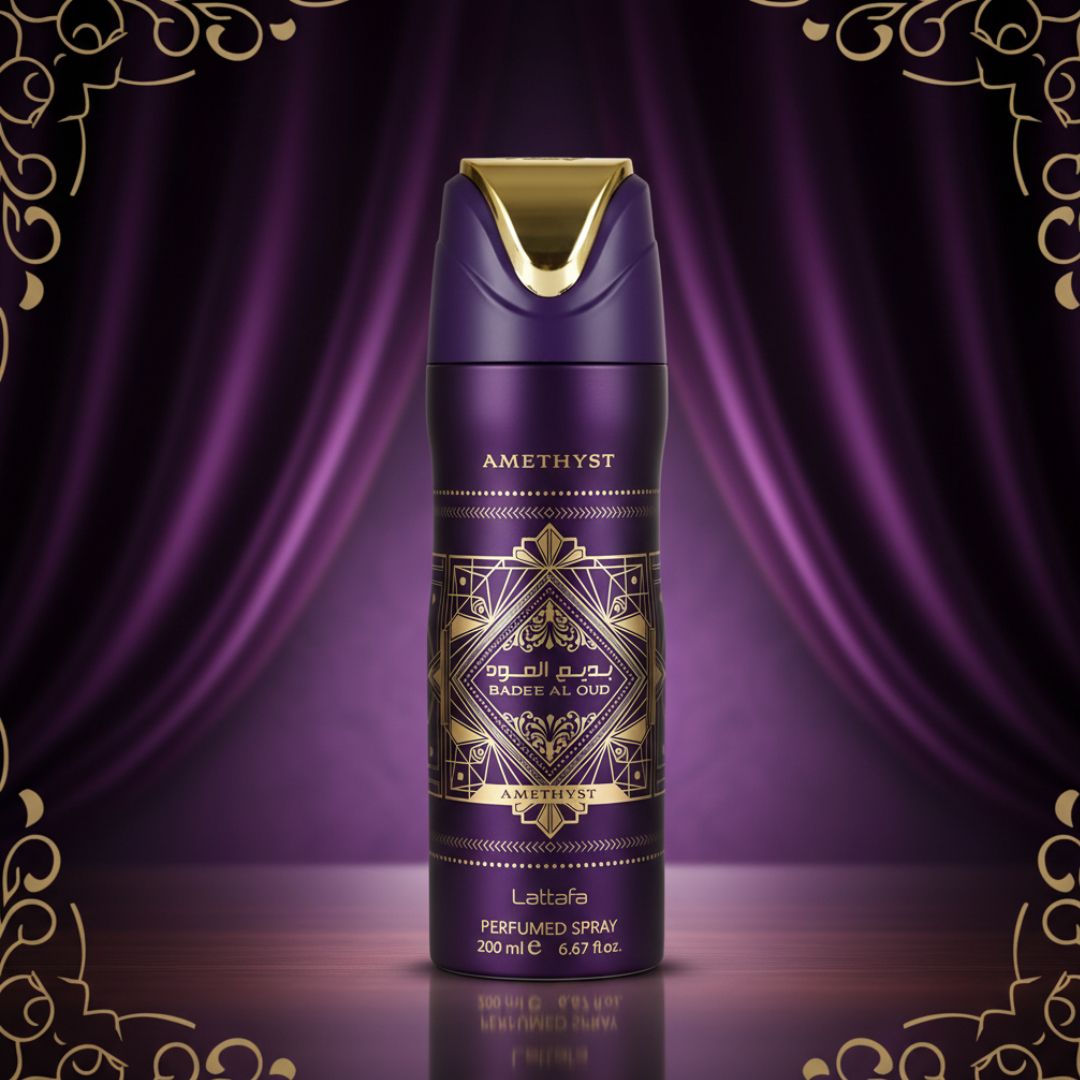 LATTAFA "AMETHYST" PERFUMED BODY SPRAY 200ML 6.67FL.OZ