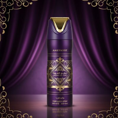 LATTAFA "AMETHYST" PERFUMED BODY SPRAY 200ML 6.67FL.OZ