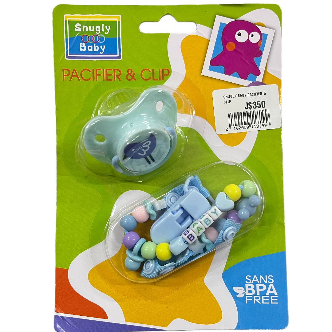 SNUGLY BABY PACIFIER &amp; CLIP
