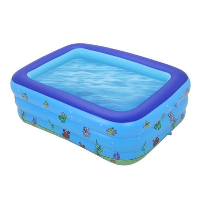 FD882 THREE-RING RECTANGULAR SWIMMING  POOL 130x92x52CM