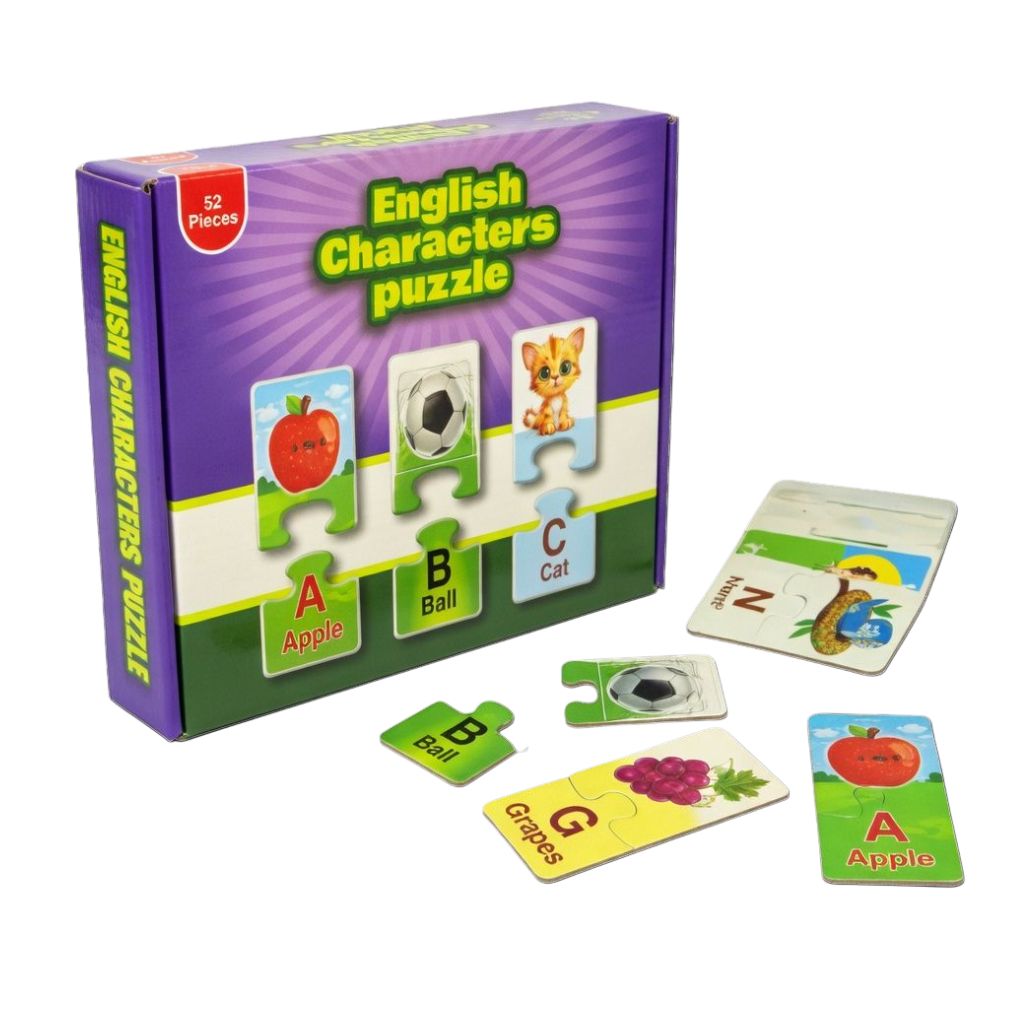 BK36454 ENGLISH CHARACTERS PUZZLE