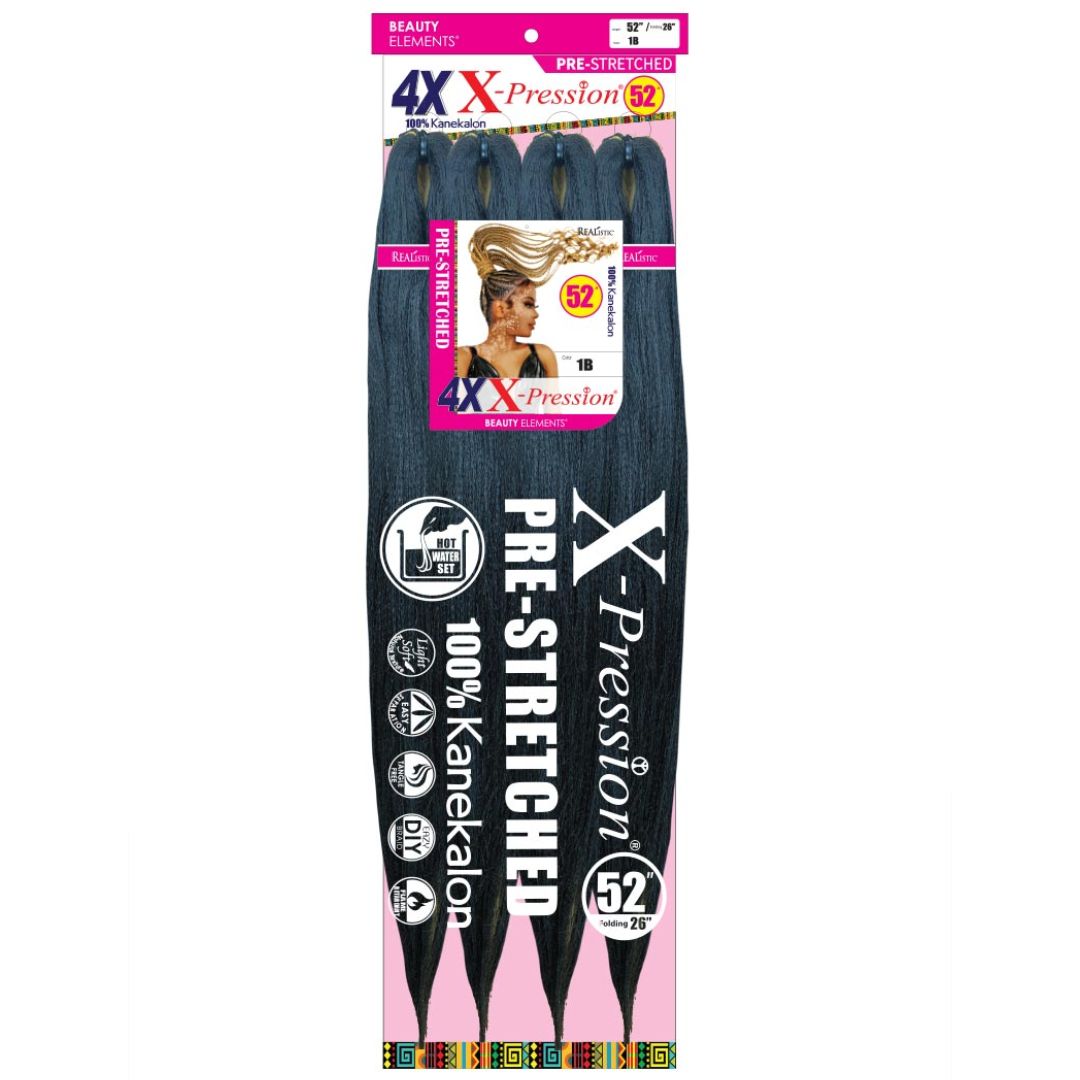 #2 REALISTIC PRE-STRETCHED 4X X-PRESSION 52"