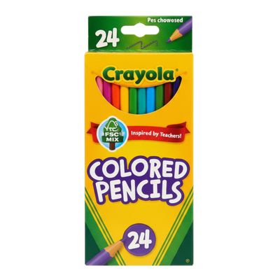 24CT CRAYOLA PENCIL CRAYON