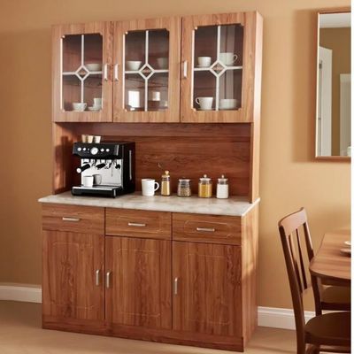 BSK319K WOODEN KITCHEN CABINET (2 BOXES)(DIMENSIONS: 47"W * 75"H)