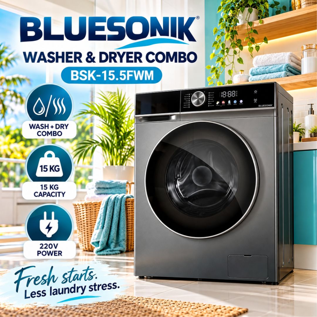 BSK15.5 FMW BLUESONIK 15.5KG FRONT LOADING WASHER DRYER