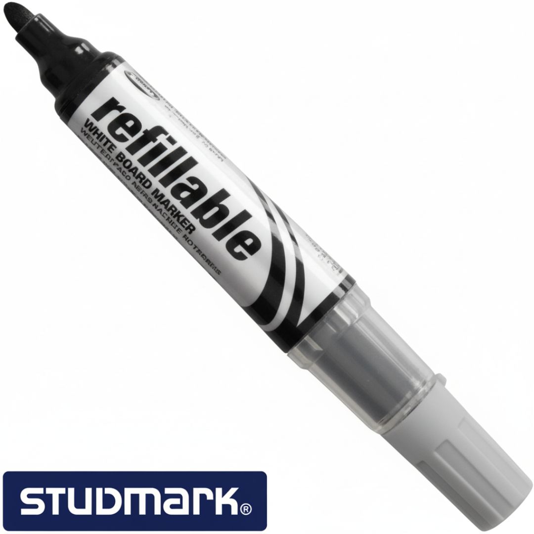 ST-03558A STUDMARK REFILLABLE WHITEBOARD MARKER 800M (BLACK)