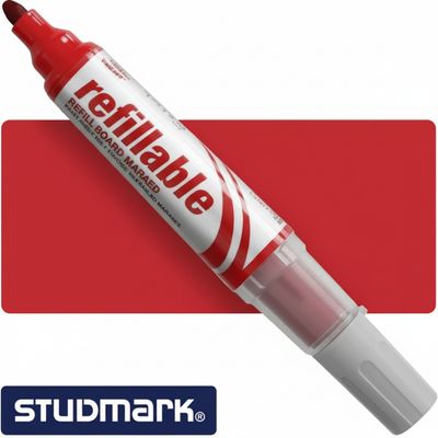 ST-03558B STUDMARK REFILLABLE WHITEBOARD MARKER 800M (RED)