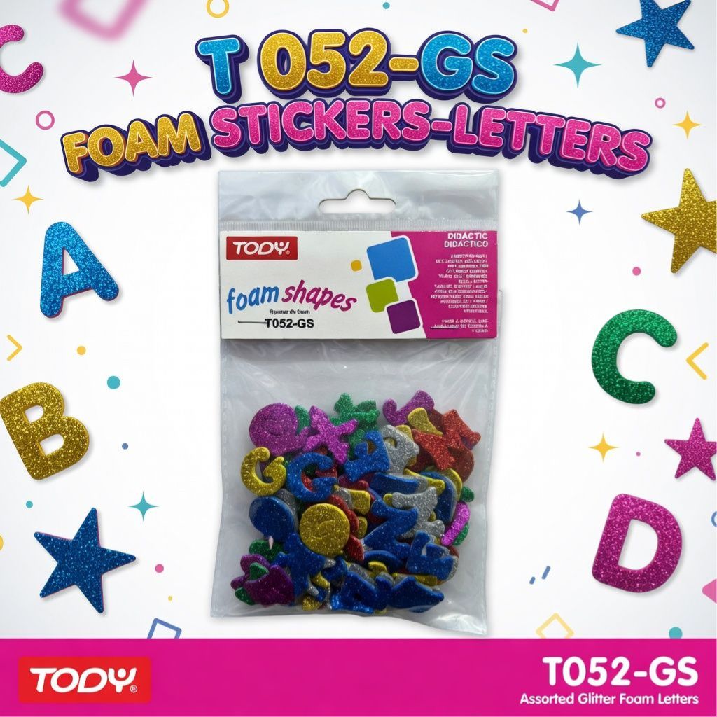 T 052-GS FOAM STICKERS-LETTERS