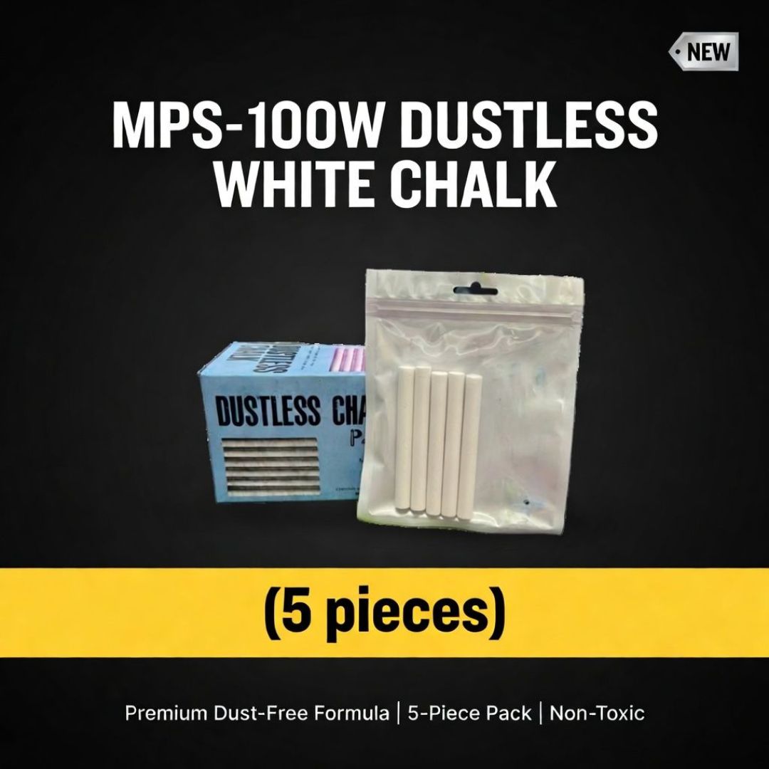 MPS-100W DUSTLESS WHITE CHALK X5