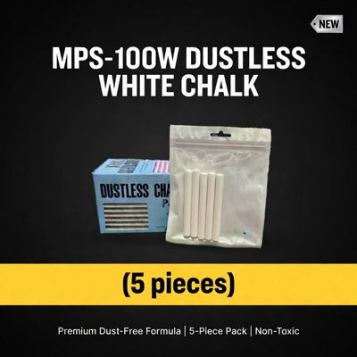 MPS-100W DUSTLESS WHITE CHALK X5