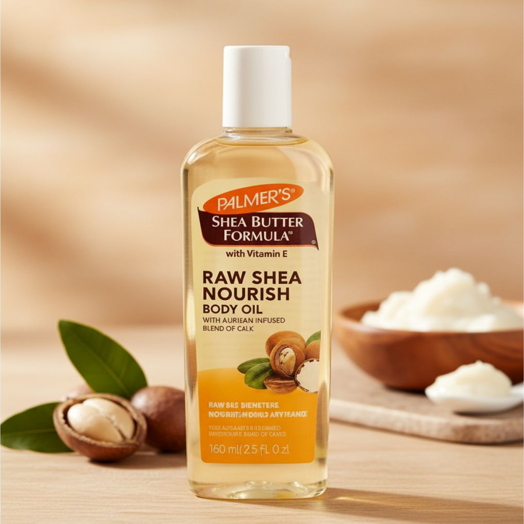 PALMERS RAW SHEA NOURISH BODY OIL 250ML