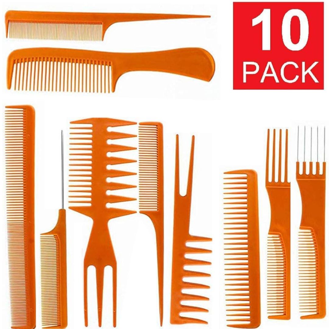 24260BON  STELLA COLLECTION  10PCS COMB SET BROWN