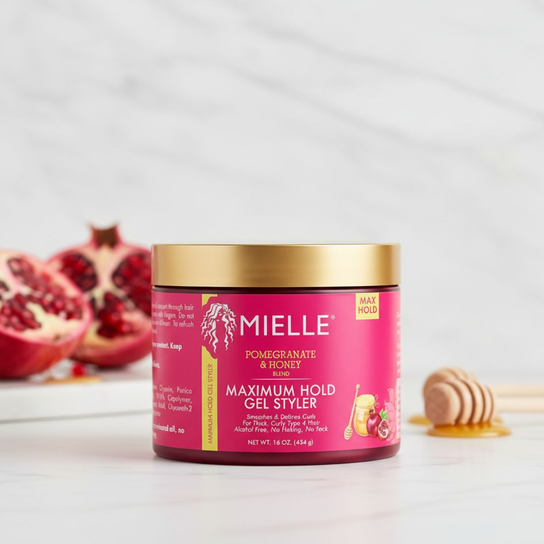MIELLE POMEGRANATE &amp; HONEY BLEND MAXIMUM HOLD GEL STYLER