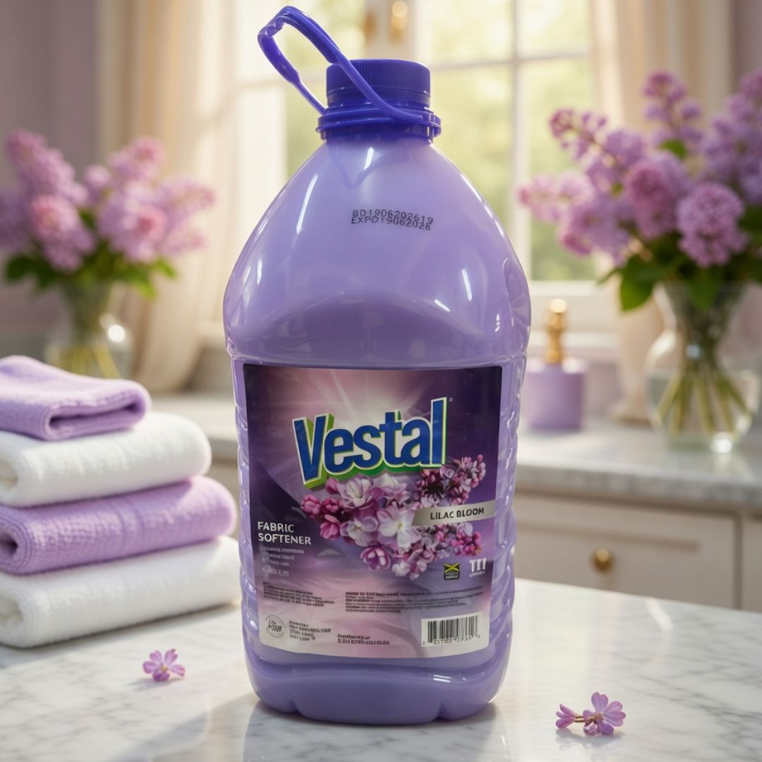 VEST-FABS5L-LB VESTAL FABRIC SOFTNER-LILAC BLOOM 5LITRE