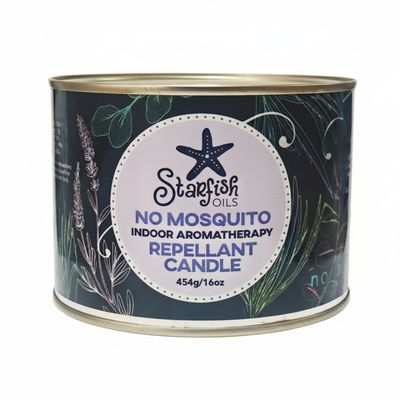 NO MOSQUITO INDOOR AROMATHERAPY REPELLANT CANDLE 16oz