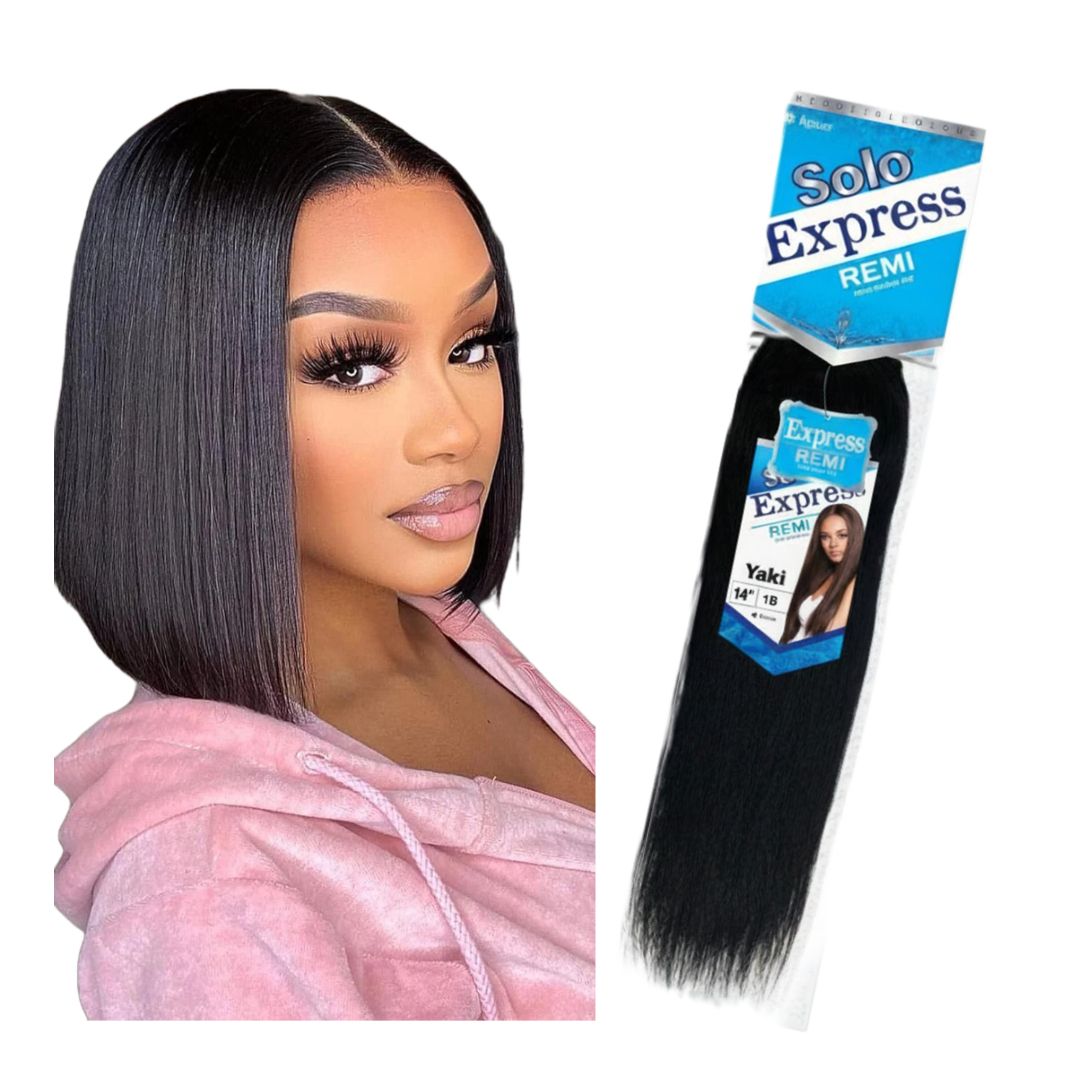 BIJ-SOLO EXPRESS YAKI HUMAN HAIR 14" #1B