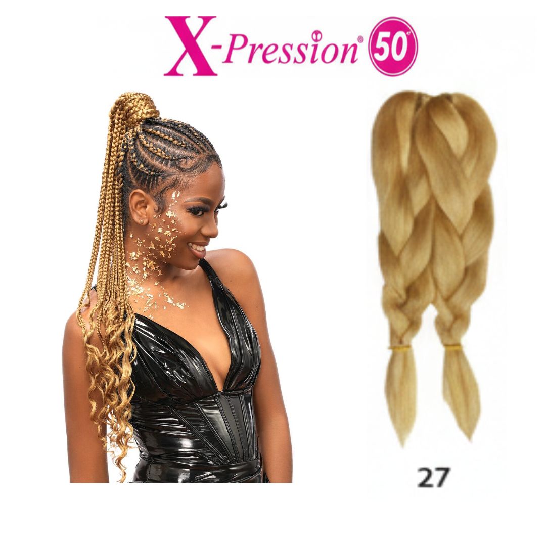BIJOUX PRE-STRETCHED  X-PRESSION 50" HAIR #27