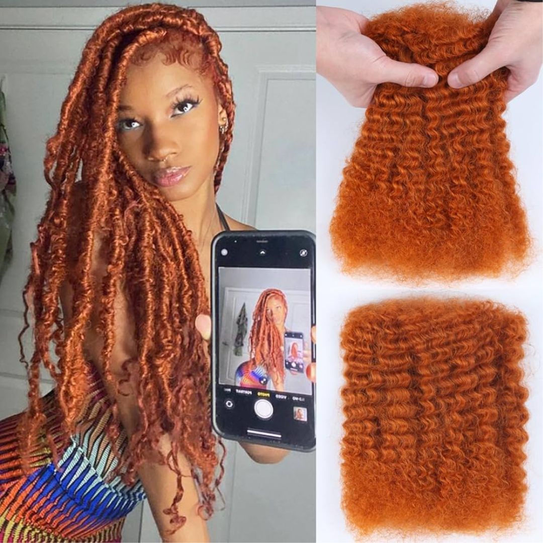REALISTIC AFRO KINKI BULK 20" HAIR #L350