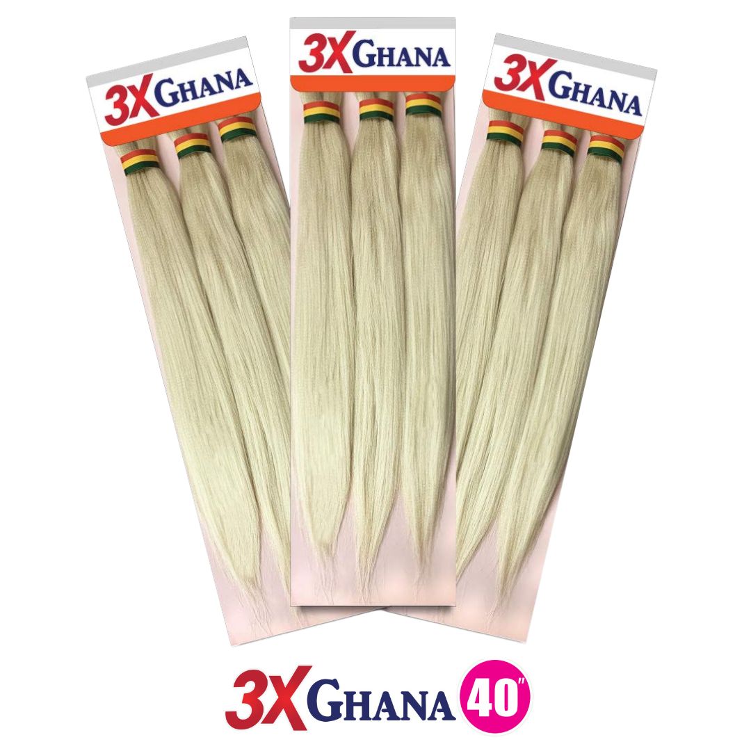 #L613 REALISTIC  3X GHANA X-PRESSION 40" HAIR