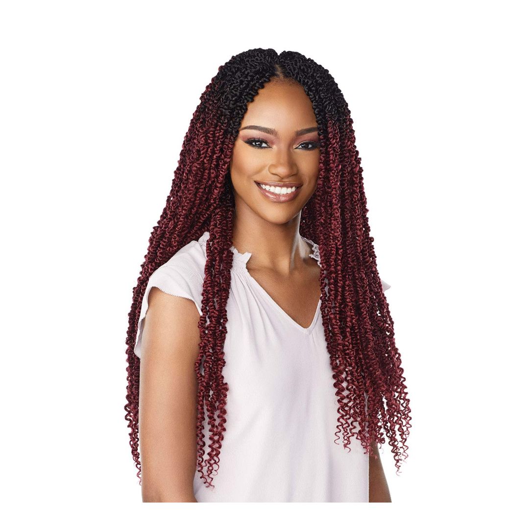 3X GHANA PASSION BOMB TWIST 14" HAIR #T1BBG