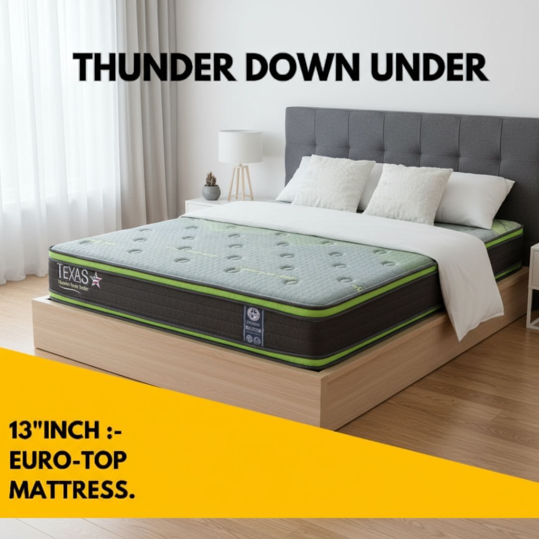 THUNDER DOWN UNDER DOUBLE 13" EURO TOP MATTRESS