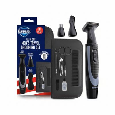 BARBASOL ALL IN ONE MAN TRAVEL GROOM SET