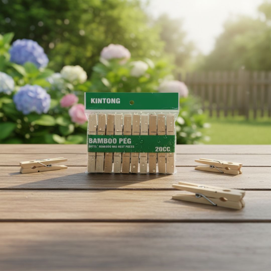 JB-09-18 BAMBOO CLOTHES PIN