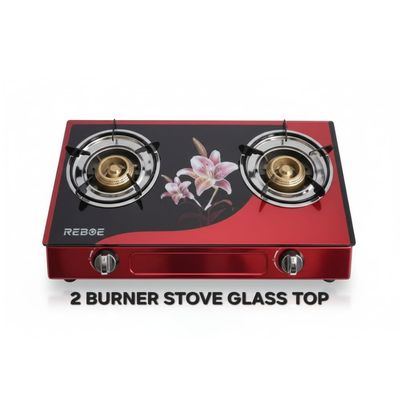 JB PLATINUM 2 BURNER GLASS TOP  STOVE