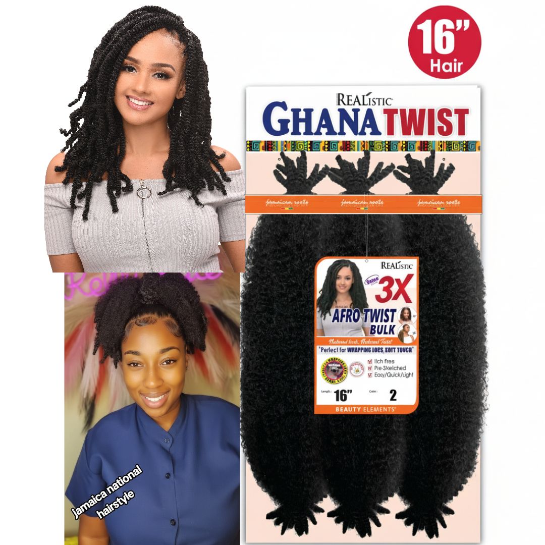 GHANA TWIST  AFRO TWIST BULK 16" #2