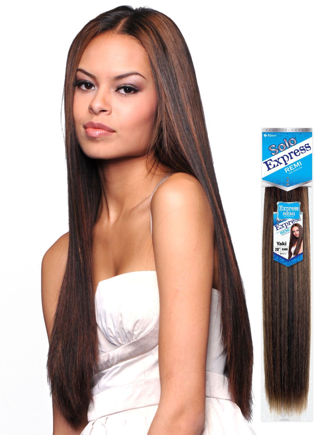 BIJ-SOLO EXPRESS YAKI HUMAN HAIR 14" #2