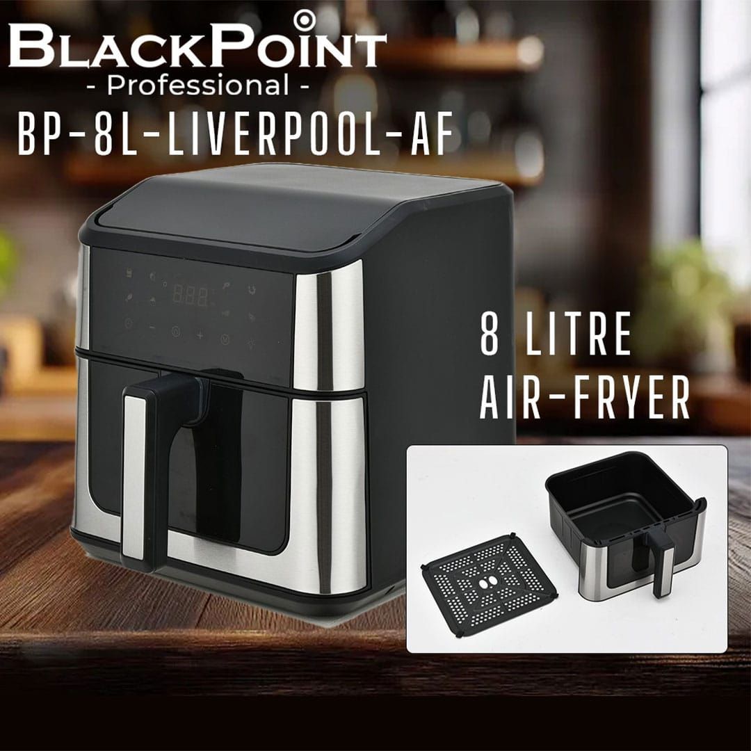 BP-8L-LIVERPOOL-AF BLACKPOINT HEALTHY AIRFRYER 8LT