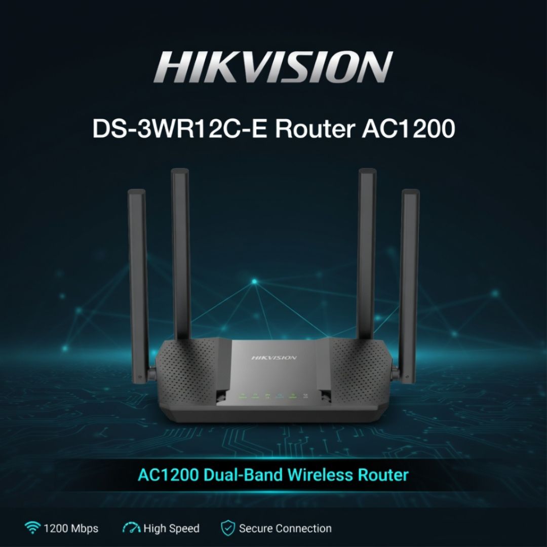 Hikvision - DS-3WR12C-E Router AC1200