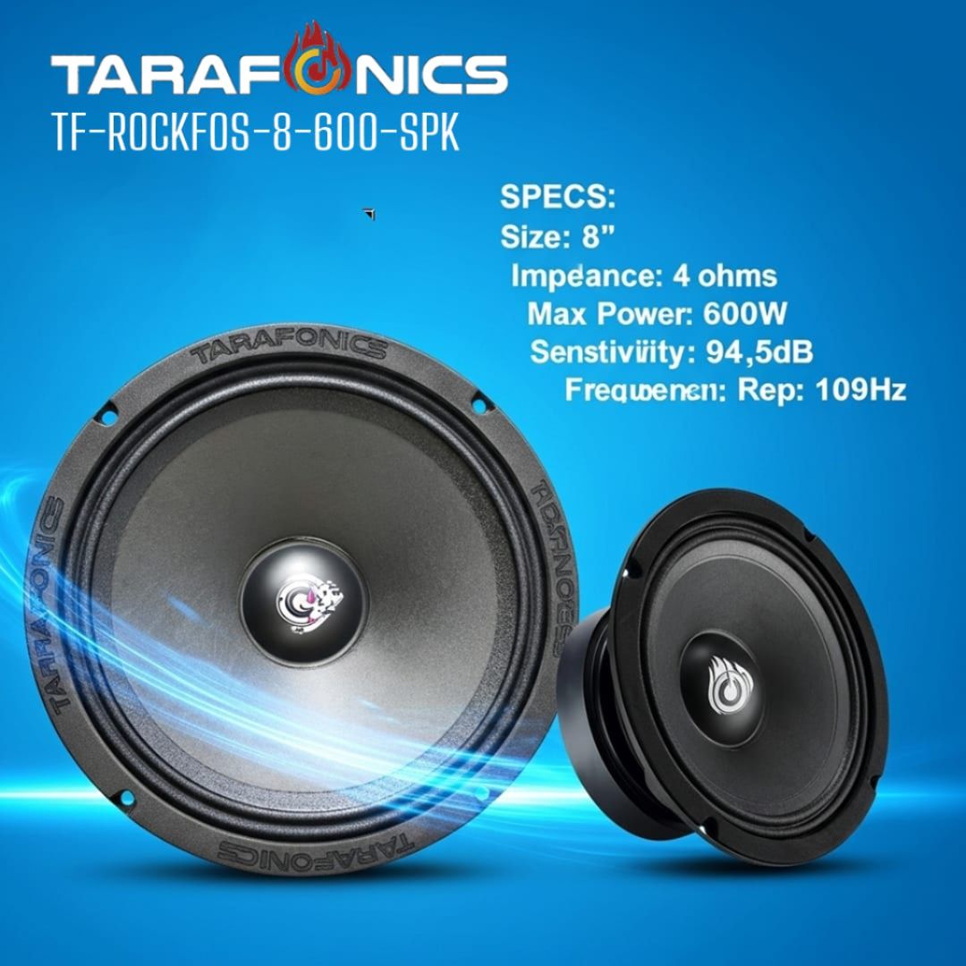 TF-ROCKFOS-8-600-SPK TRAFONICS 8" CAR  SPEAKER