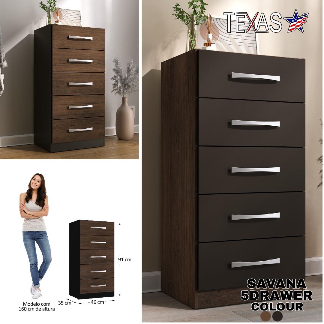 Savana chest of drawer 5 Drawer