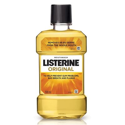 LISTERINE ORIGINAL ANTISEPTIC MOUTHWASH 500ML