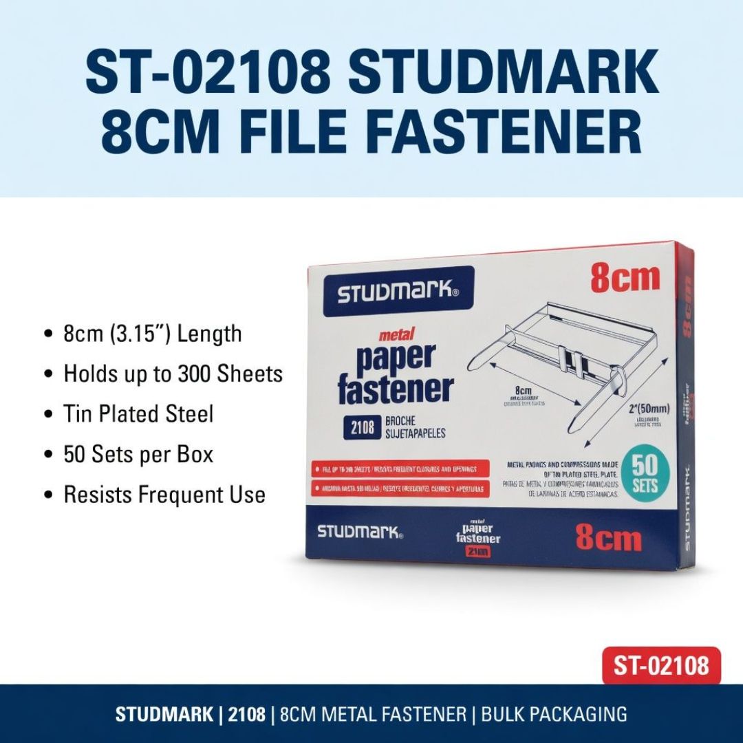 ST-02108 STUDMARK 8CM FILE FASTENER