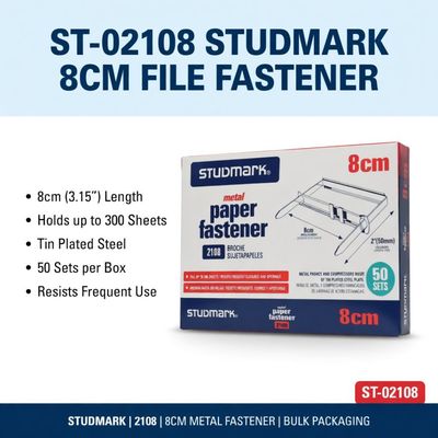 ST-02108 STUDMARK 8CM FILE FASTENER