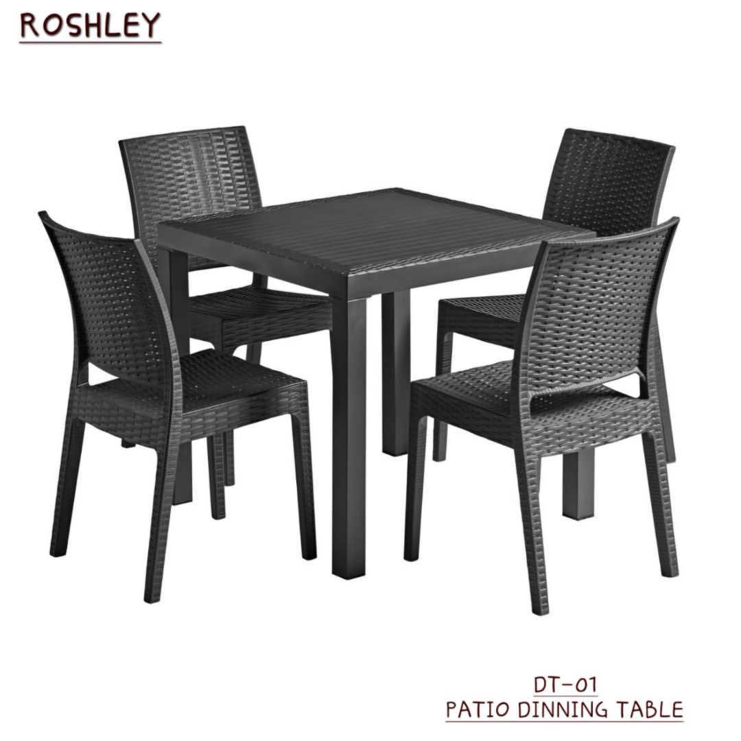 Nilkamal 4 seater patio set with table dt-01
