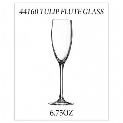 44160 TULIP FLUTE GLASS 6.75OZ