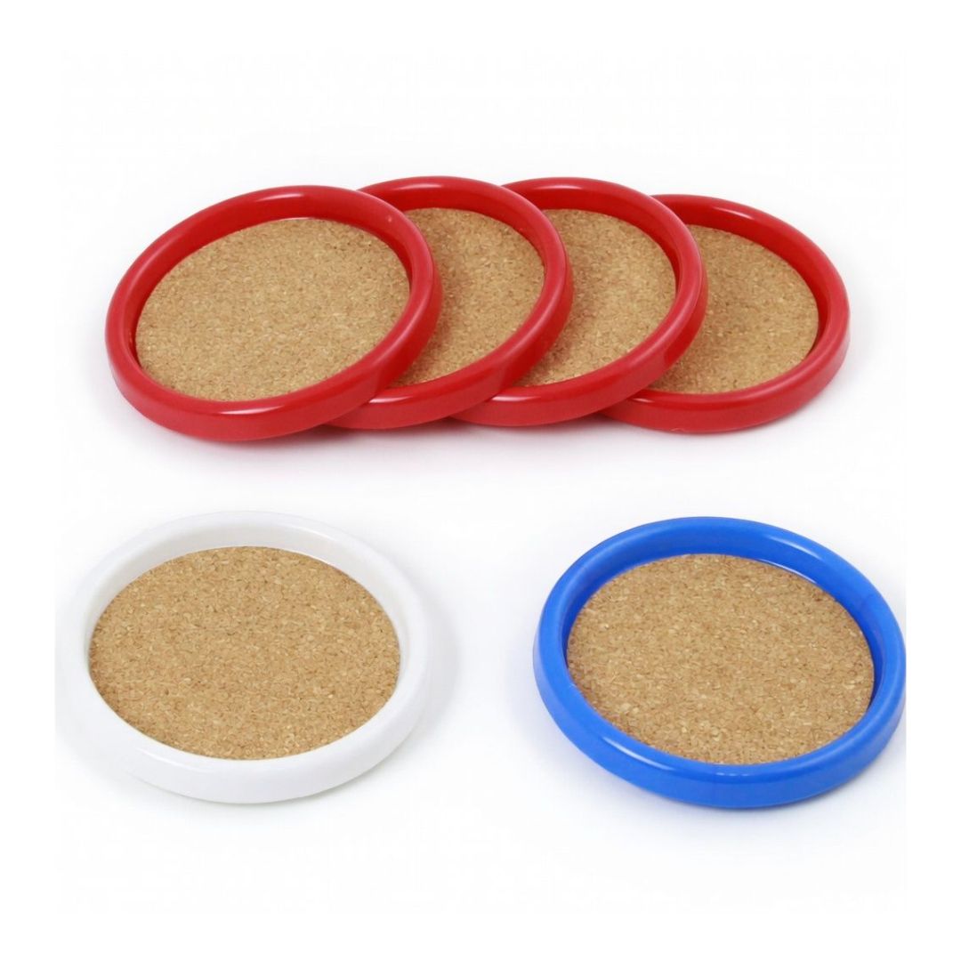 21069 CHEF CRAFT 4PCS CORK COASTER