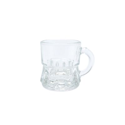 GLASS RUM MEASURING CUP W/HANDLE