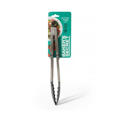 BS40152 12" NYLON FOOD TONGS