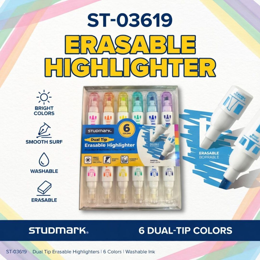 ST-03619 ERASABLE HIGHLIGHTER