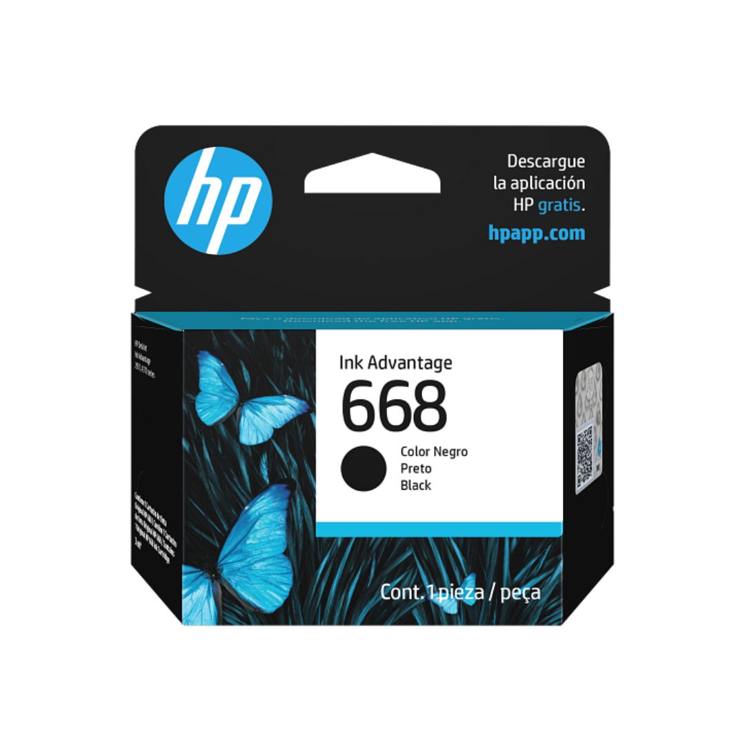 HP - 668 - Ink cartridge - Black - Original Ink Advantage Cartrid