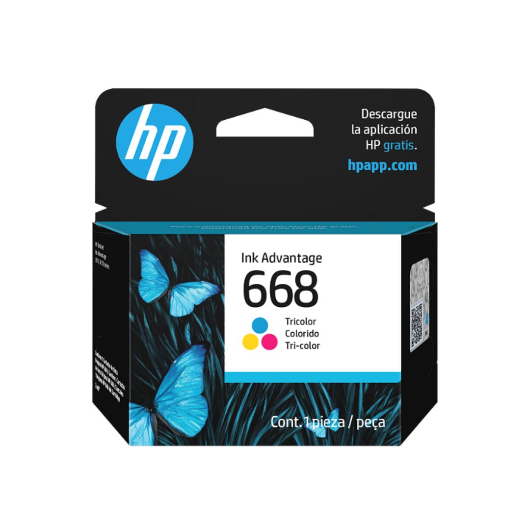 HP - 668 - Ink cartridge - Tri-color Original Ink Advanta