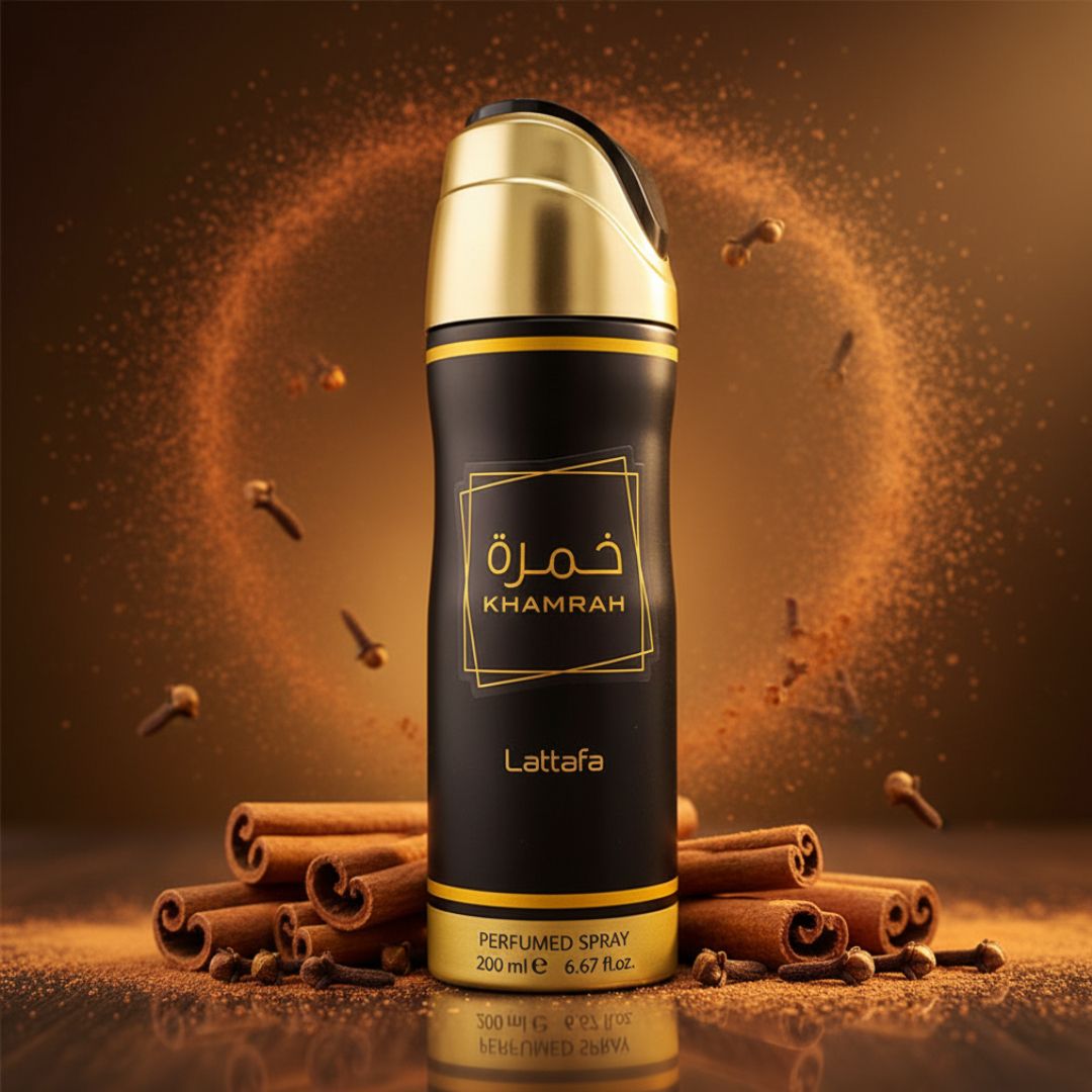 LATTAFA KHAMRAH PERFUME BODY SPRAY 200ML 6.67FL.OZ