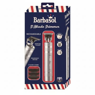 CBT1-6002-WHT  BARBASOL T-BLADE ZERO GAPPED TRIMMER RECHARGEABLE