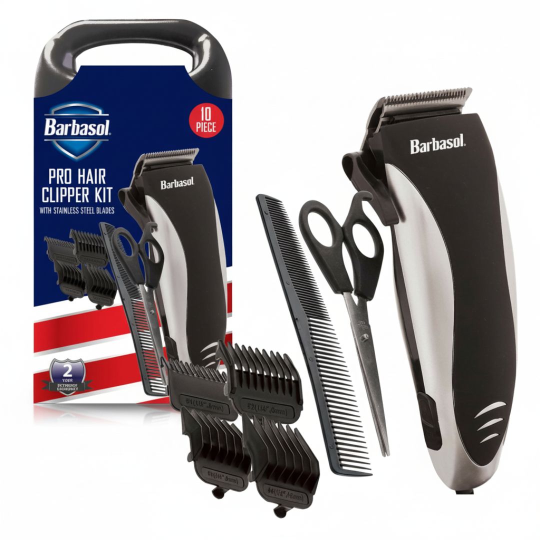 CBH1-4002-SLV BARBASOL PRO HAIR CLIPPER KIT